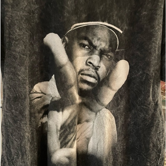 Ice Cube T-shirt Peace Sign Dark Grey XL Unisex - Picture 9 of 9